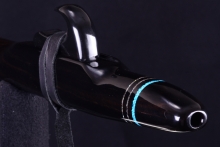 Nigerian Ebony Native American Flute, Minor, Mid F#-4, #H39E